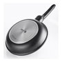 Fagor Sartén Alutherm Negra Ø26 cm Antiadherente Xylan Plus Efecto Granito Aluminio Fundido Apta Todo Tipo de Fuegos