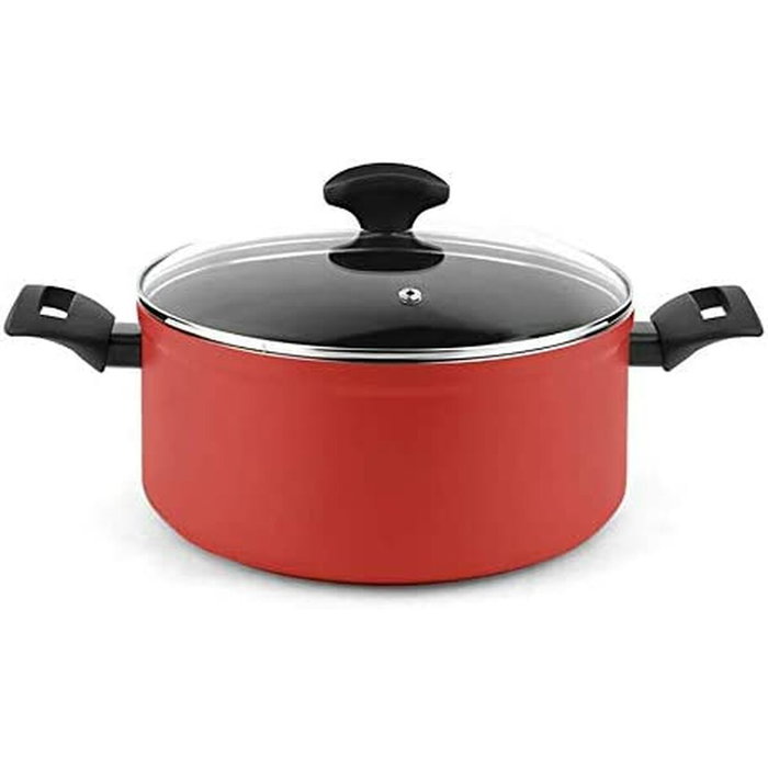 Fagor Olla máxima con tapa roja de aluminio Ø20 x 10 cm