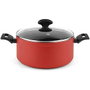 Fagor Olla máxima con tapa roja de aluminio Ø20 x 10 cm
