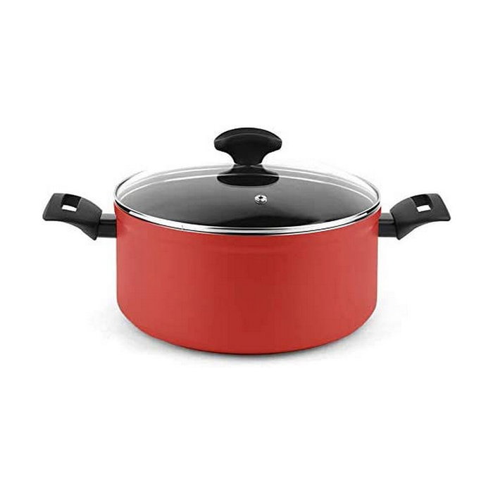 Fagor Olla Máxima con Tapa Roja de Aluminio Ø24 x 11 cm