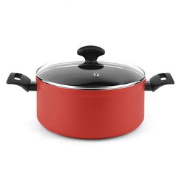 Fagor Olla Maxima con Tapa Roja Ø24 x 11 cm Aluminio Antiadherente Doble Capa Xylan Plus Apta Todo Tipo de Fuegos