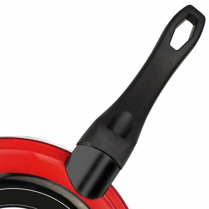 Fagor Optimax Sartén de acero AISI 430 roja Ø24 cm