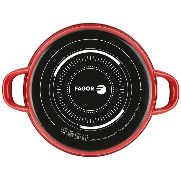 Fagor Olla Optimax con tapa roja Ø24 x 13cm