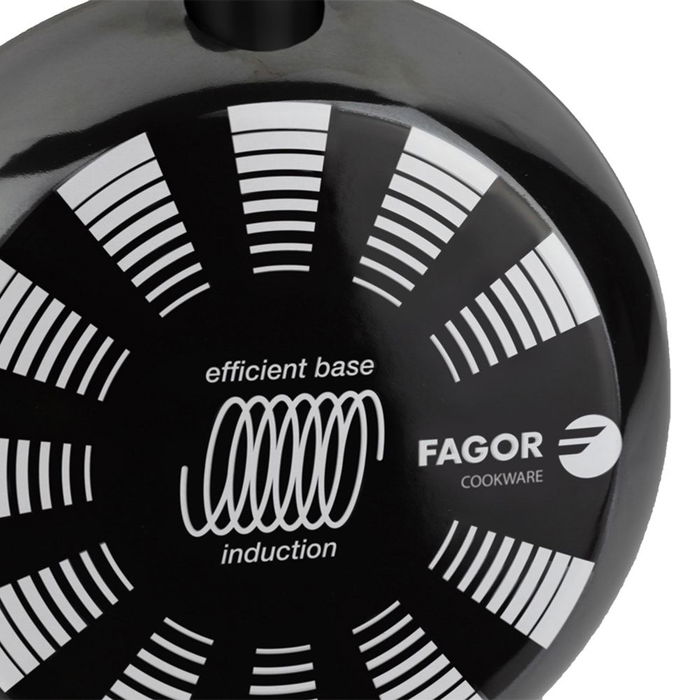 Fagor Sartén Indutherm 20cm Acero Aisi 430 Negro Xylan Plus 2 Capas
