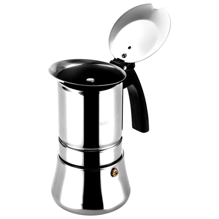 Fagor Cafetera Etnica de Acero Inoxidable 18/10, 10 tazas