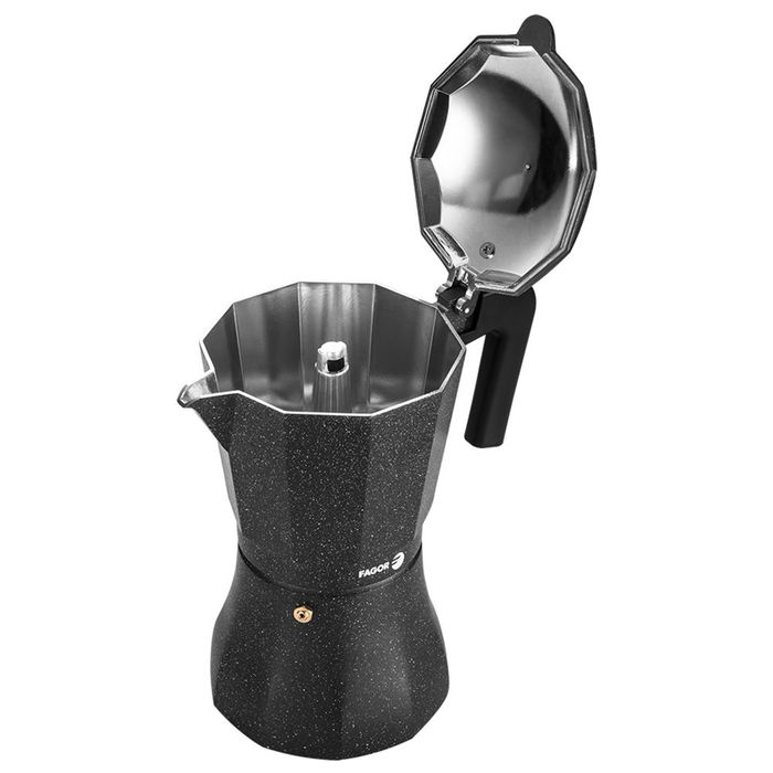 Fagor Tiramisú Cafetera de Aluminio 3 Tazas Apta para Gas y Vitrocerámica