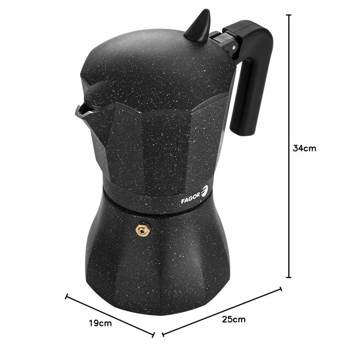 Fagor Tiramisú Cafetera de aluminio 9 tazas