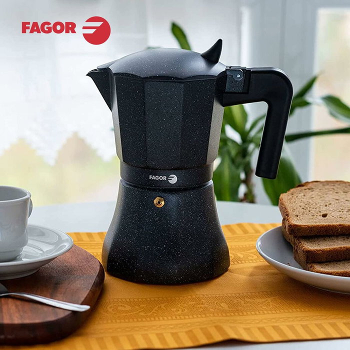 Fagor Tiramisú Cafetera de aluminio 9 tazas