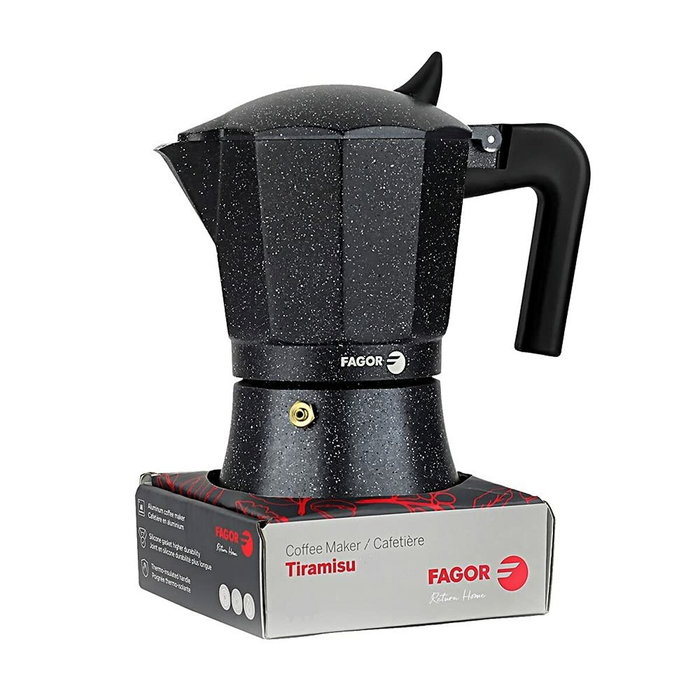 Fagor Tiramisú Cafetera de aluminio 9 tazas