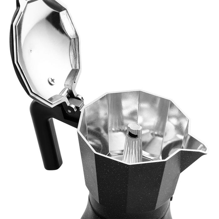 Fagor Tiramisú Cafetera de Aluminio para 9 Tazas Aptas para Gas, Vitrocerámica y Eléctrica