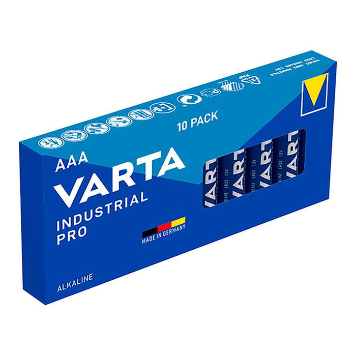 Varta Pila AAA LR03 Industrial Pro Caja 10 Unidades Ø10,5x44,5mm