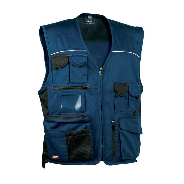 Cofra Chaleco Expert Azul Marino Negro Talla 64