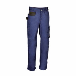 Cofra Pantalón mujer Walklander azul marino negro talla 44