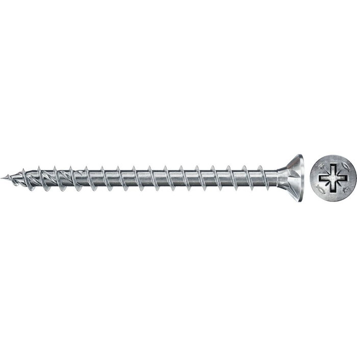 Fischer Caja 200 tornillos FPF II CZF 4,5x40 mm acabado cincado Fischer Caja 200 tornillos FPF II CZF 4,5x40 mm acabado cincado