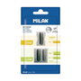 Milán Kit de 2 Sacapuntas de Aluminio Gris