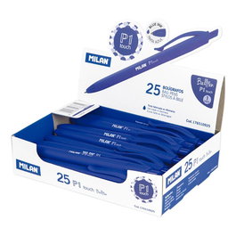 Milan P1 Touch Bolígrafo Retráctil Azul