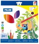 Milán Kit de 24 Lápices de Colores Hexagonales