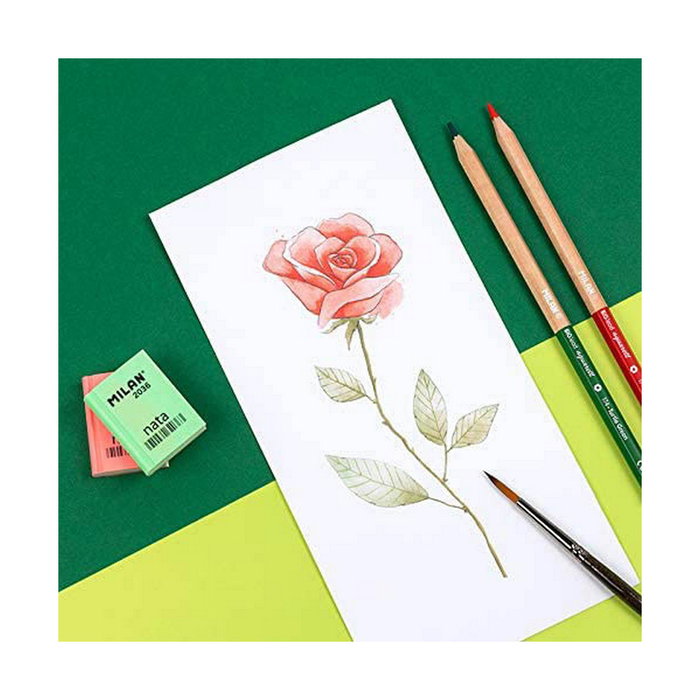 Milán Kit Pincel Water Brush Recargable y 5 Lápices Acuarelables Milán Kit Pincel Water Brush Recargable y 5 Lápices Acuarelables