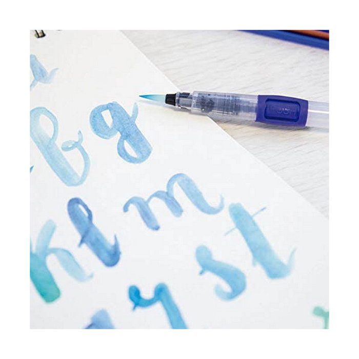 Milán Kit Pincel Water Brush Recargable y 5 Lápices Acuarelables Milán Kit Pincel Water Brush Recargable y 5 Lápices Acuarelables