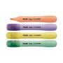 Milán Pack de 4 marcadores fluorescentes color pastel punta biselada
