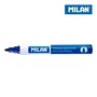 Milan Rotuladores Permanentes Punta Redonda 4 mm Azul Caja de 12 Unidades