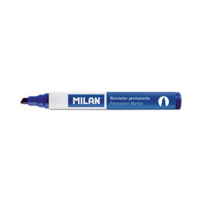 Milan Rotuladores Permanentes Verde Punta Redonda 4 mm Caja 12 UD