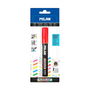 Milan Rotulador Borrable Fluoglass 2 Punta Biselada 2-4mm Rojo Blister