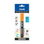 Milán Rotulador Borrable Fluoglass 2 Punta Biselada 2-4mm Naranja para Superficies Lisas