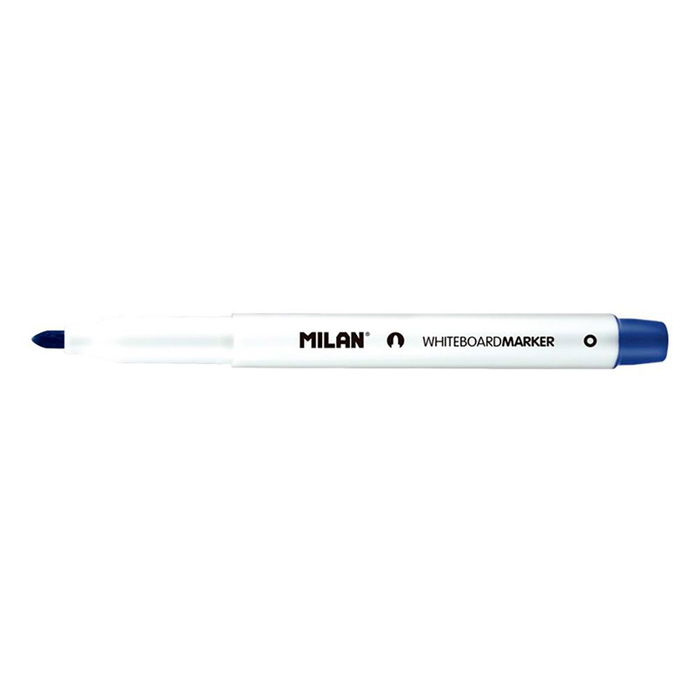 Milán Rotuladores para pizarra blanca Ø3,7 mm azul, punta redonda, caja 12 uds, ref: 16589121 Milán Rotuladores para pizarra blanca Ø3,7 mm azul, punta redonda, caja 12 uds, ref: 16589121