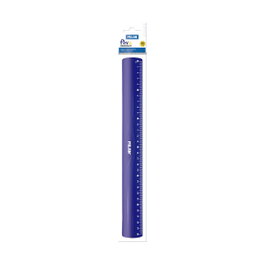 Milán Regla Flex & Resistan 30 cm Azul