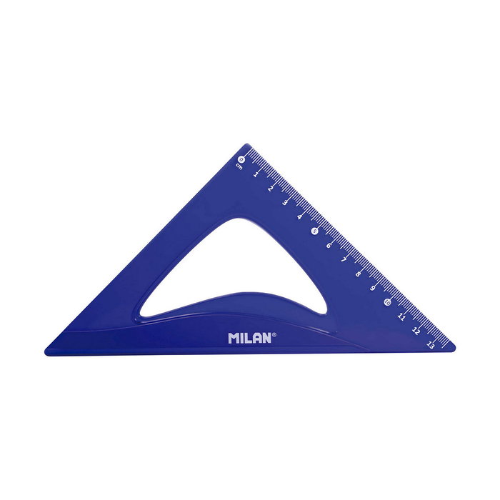 Milan Kit de Reglas Flex&Resistant Azul Translúcido