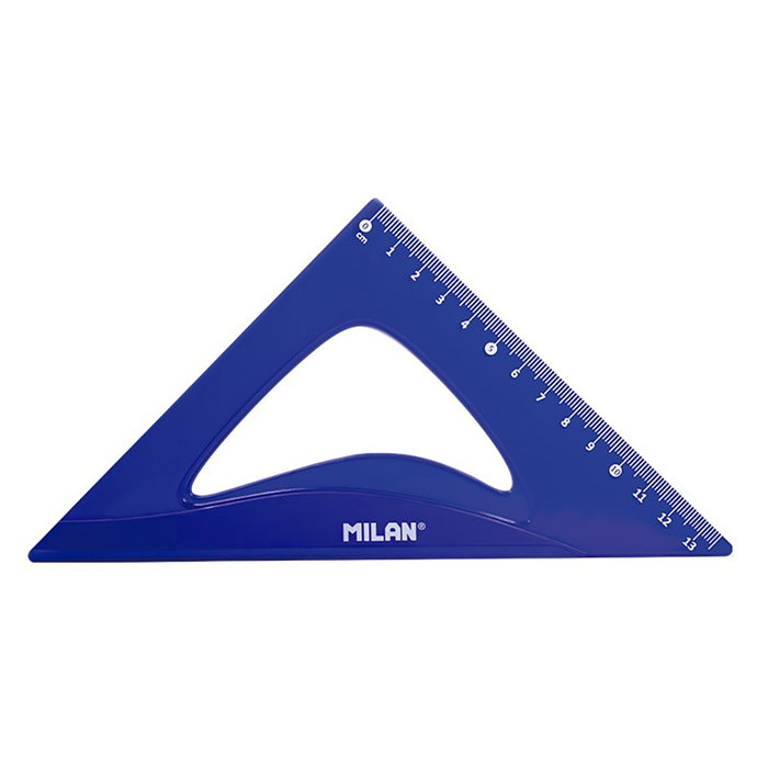 Milan Kit de Reglas Flex&Resistant Azul Translúcido
