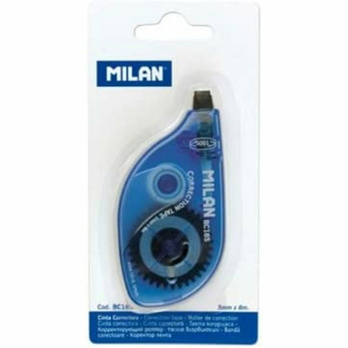 Milán Cinta correctora Azul 5 mm x 8 m Milán Cinta correctora Azul 5 mm x 8 m
