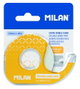 Milán Dispensador amarillo de cinta adhesiva doble cara 15 mm x 10 m