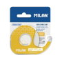 Milán Dispensador de cinta adhesiva doble cara 15 mm x 10 m, Amarillo