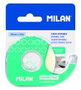 Milán Dispensador verde con cinta adhesiva mate 19 mm x 33 m