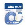 Milán Dispensador azul con cinta adhesiva transparente brillante 19 mm x 33 m