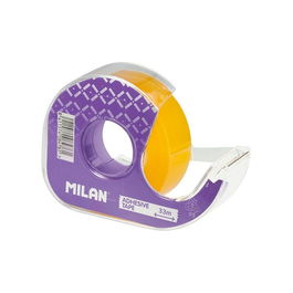 Milán Dispensador de Cinta Adhesiva Transparente 19 mm x 33 m Colores Surtidos