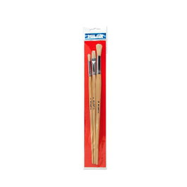 Milán Kit de 3 Pinceles para Óleo y Acrílico Serie 512 y 522