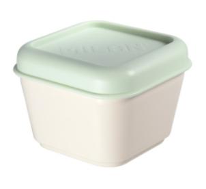 Milán Recipiente para Alimentos Cuadrado 0,33 l Tapa Verde