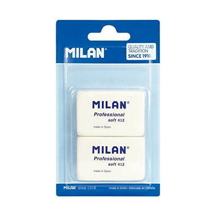 Milán Goma de borrar 412 professional, 2 uds