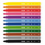 Milan Rotuladores de Fibra Punta Cónica Colores Surtidos 12 Unidades