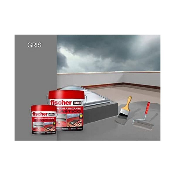 Fischer Impermeabilizante elástico gris 4 l Fischer Impermeabilizante elástico gris 4 l