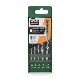 Koma Tools Juego de 4 Brocas Widia Estándar Brico Series