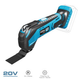 Koma Tools Multiherramienta Oscilante 20V Pro Series sin batería ni cargador
