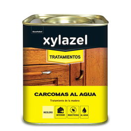 Xylazel Tratamiento Carcomas al Agua Incoloro 750 ml para Madera Interior