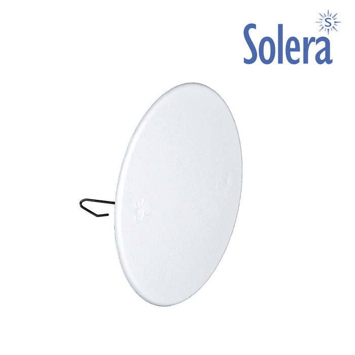 Solera Tapa redonda para caja ø80mm con garra metálica Solera Tapa redonda para caja ø80mm con garra metálica