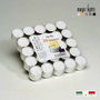 Magic Lights Pack de 50 velas blancas de 12g sin aroma