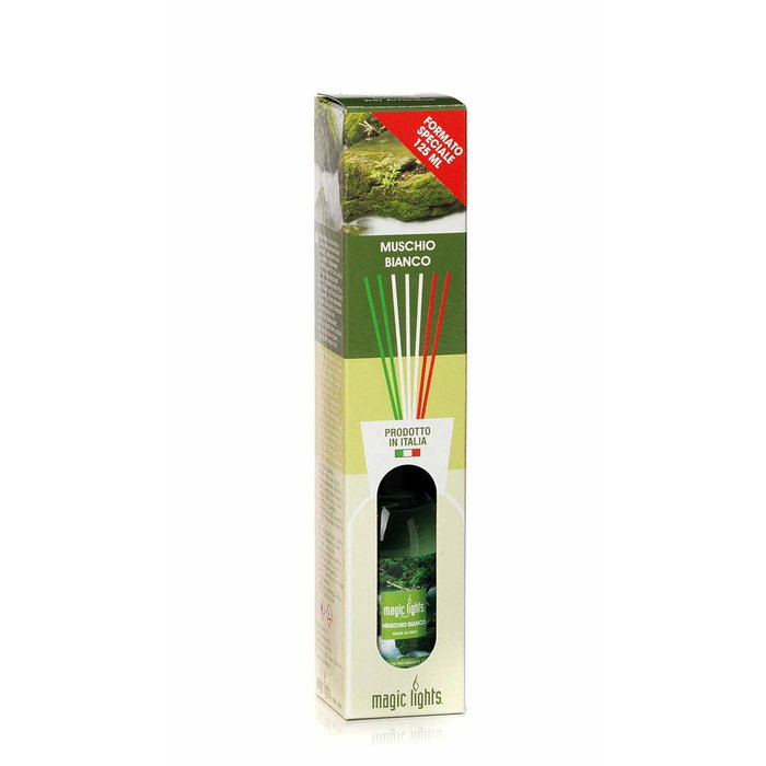 Magic Lights Difusor de aroma mikado musk blanco 125 ml