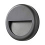 Edm Aplique LED redondo 6W 570lm 4000K luz día IP65 ø14x2,8cm